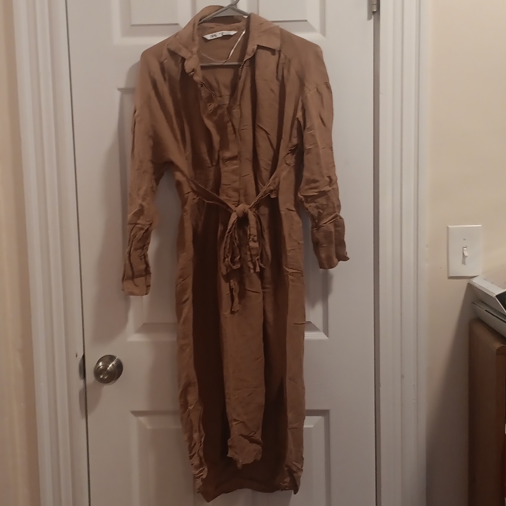 Zara Tan Dress